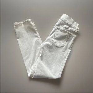 Spanx Womens White Skinny Jeggings Pants Pull-On Stretch Jeans Size S